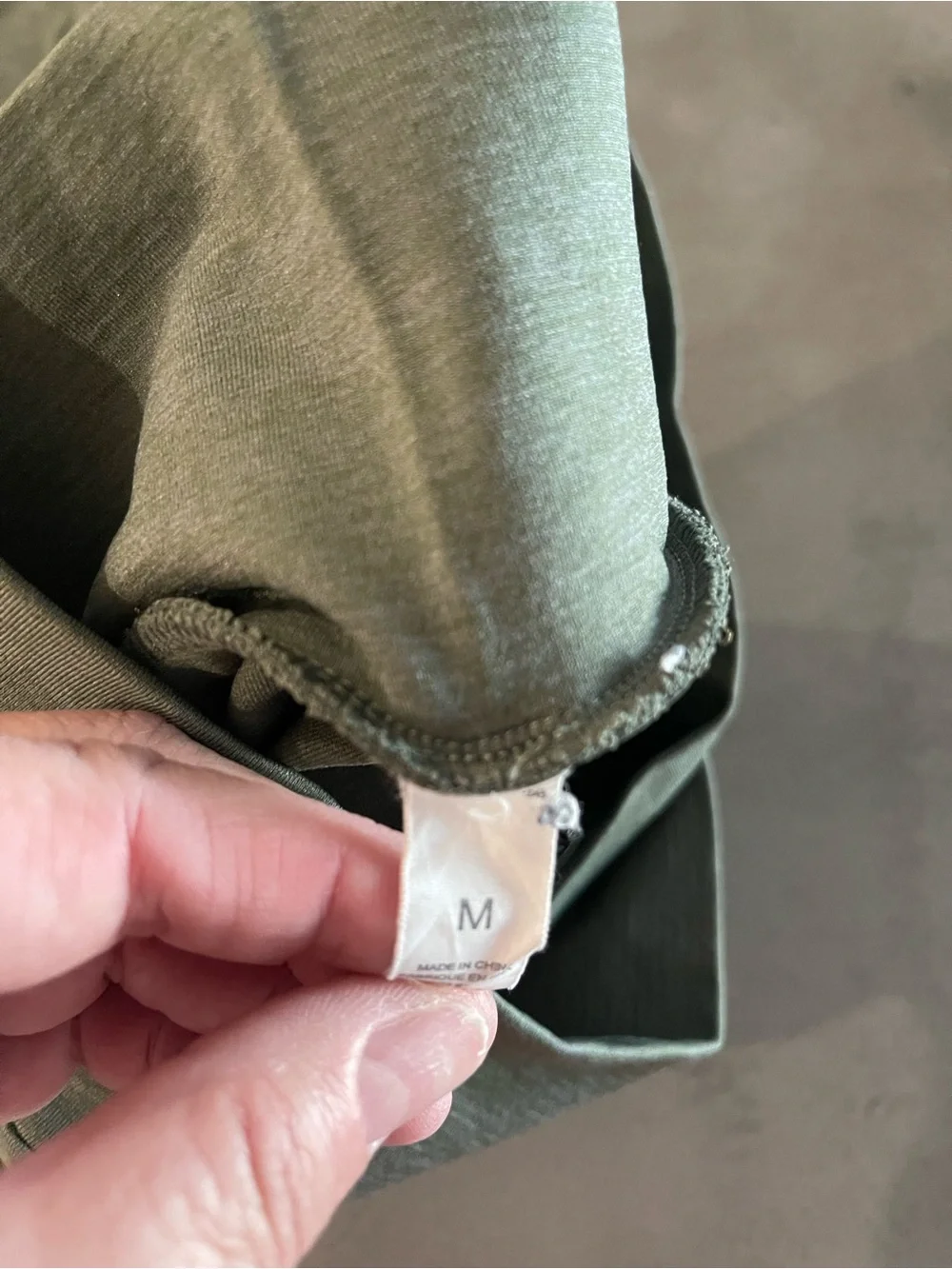 Olive Green High-Waist Leggings